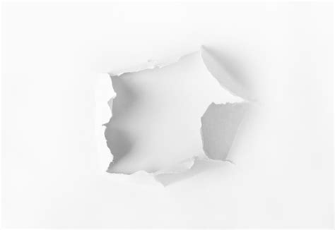 Hole Punched In The Paper Stock Photo - Download Image Now - iStock