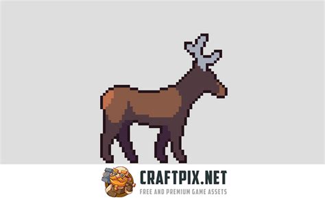 Pixel Art Animal Sprite Sheets by Free Game Assets (GUI, Sprite, Tilesets)