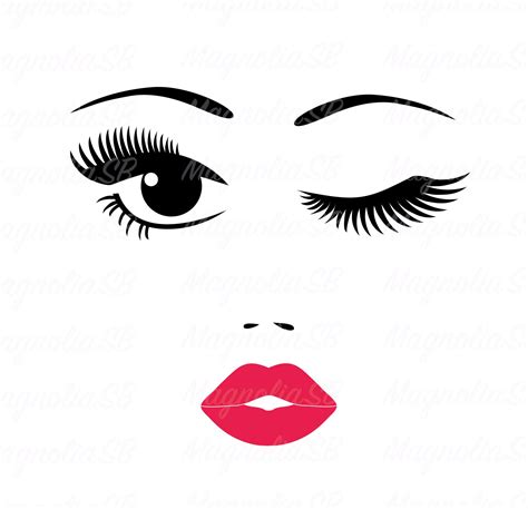 Eyes Svg Face Svg Woman Face Silhouette Svgs Design | The Best Porn Website