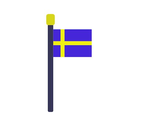 Premium Vector | Sweden flag