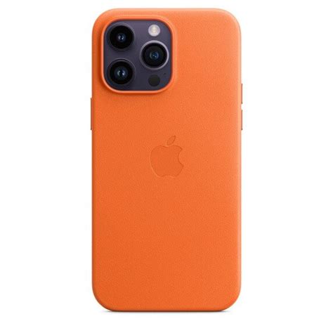 Buy Apple iPhone 14 Pro Max Leather Case with MagSafe - Orange online in Pakistan - Tejar.pk