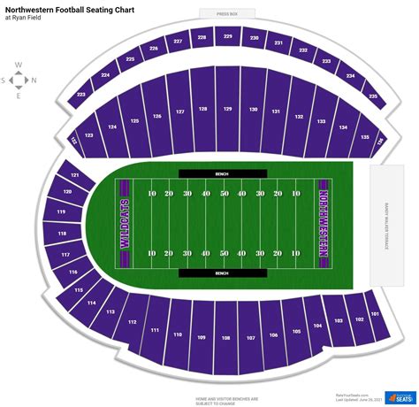 Northwestern University Football Stadium Seating Chart | Brokeasshome.com