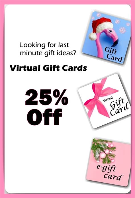 Virtual Gift Cards - Give The Gift Of Pink | Virtual gift cards, Egift ...