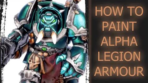 How to paint Alpha Legion Tutorial - 2019 - FauxHammer