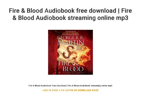 Fire & Blood Audiobook free download | Fire & Blood Audiobook streami…