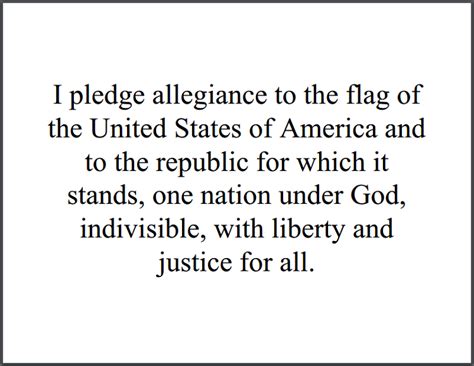 The Pledge of Allegiance (1954) | Student Handouts