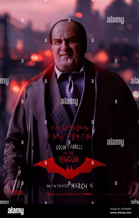 THE BATMAN, US-Charakterposter, Colin Farrell als Pinguin, 2022 ...