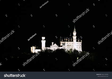 Famous Neuschwanstein Castle Night Stock Photo 1822135505 | Shutterstock