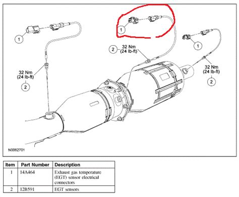 I would like the location of Exhaust Gas Temperature Sensor A on my 2008 Ford F250 Diesel? AutoCodes