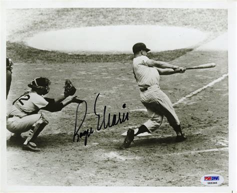 Lot Detail - Roger Maris Signed 61st Home Run New York Yankees 8x10 ...