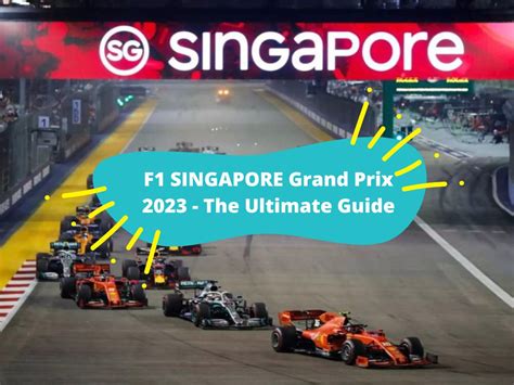 F1 Singapore Grand Prix 2023 - The Ultimate Guide - KKday Blog