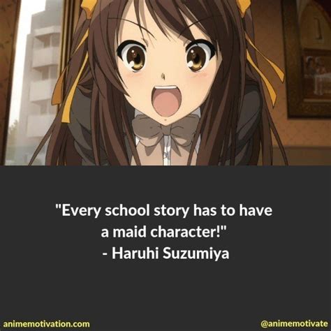 The Greatest Haruhi Suzumiya Quotes Of All Time Worth Sharing