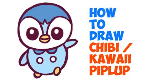 How To Draw Piplup - Notionnation Triptoli