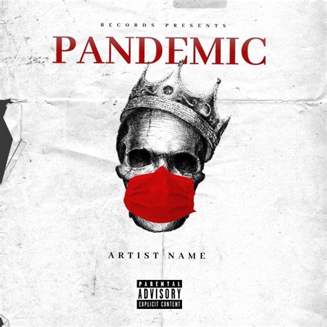 Pandemic Trap Mixtape Cover Art Template | Graphic design book cover, Cover art design, Mixtape ...