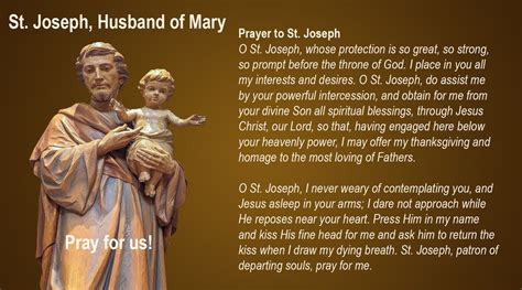 St. Joseph Day, Husband of Mary March 19 - 7 Sorrows Rosaries