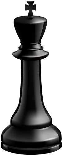 King Black Chess Piece PNG Clip Art - Best WEB Clipart