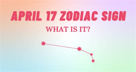 April 17 Zodiac Sign Explained | So Syncd