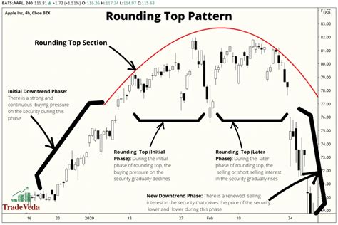 Rounding Bottom and Rounding Top Patterns [Trading Guide] – TradeVeda