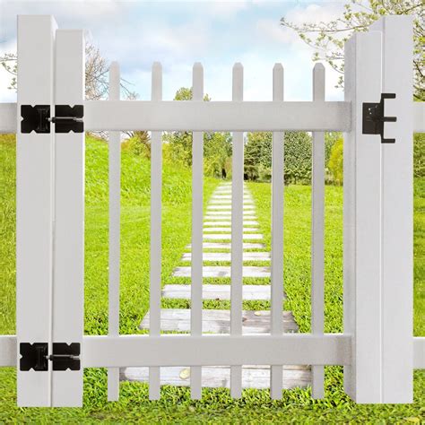 Azembla 4 ft. H x 4 ft. W Fence Vinyl Gate | Wayfair