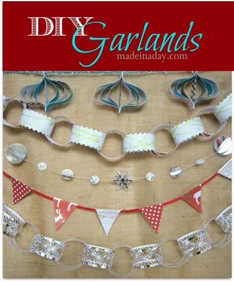 5 Easy Holiday Paper Garlands | Diy christmas garland, Diy garland, Diy holiday