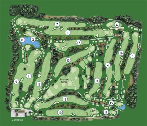 Course Map - The Mark Bostick Golf Course
