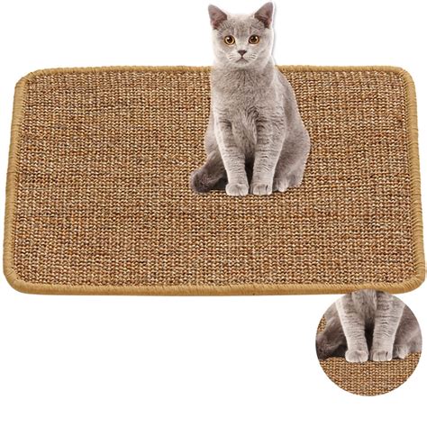 Cat Scratching Mat, Natural Sisal Mat, Anti-Slip Cat Scratch Pad, Cat Scratcher Cat Toys ...