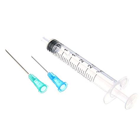 Amazon.com: 10pcs 3ml Syringes + 10pcs Blue Injection Needles wtih ...