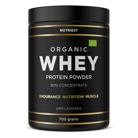 Organic Whey Protein Powder (80% concentrate) - 700g – Nutriest