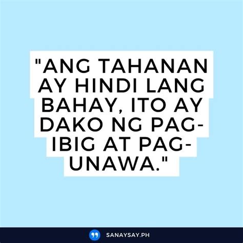 50+ Family Quotes Tagalog (Touching) | SANAYSAY