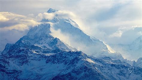 HD wallpaper: Mont Blanc, Samöens, Mountain, Snow, Beauty, Sky, Pink ...