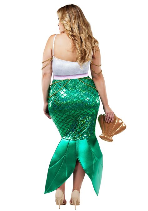 Women's Plus Size Alluring Sea Siren Mermaid Costume | Sexy Mermaid Costume