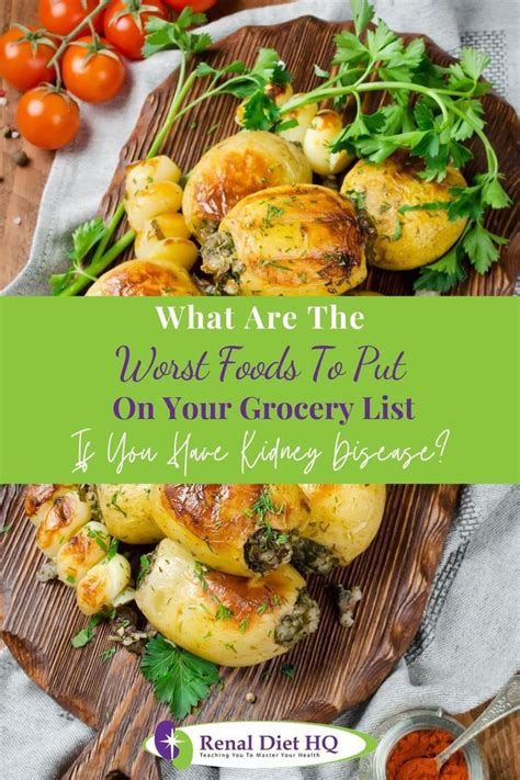 Renal Diet Grocery List in 2024 | Kidney healthy foods, Kidney friendly ...