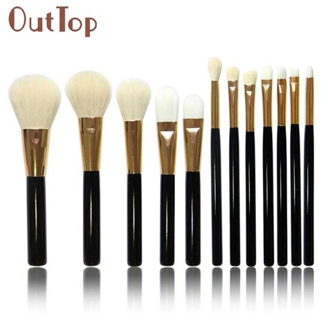 12pcs Brush Kabuki Brush Eye kabuki Makeup Brush Set + Makeup Brush Cleaner Dropship-in Makeup ...