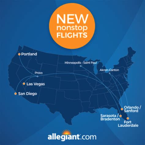 Allegiant Air Adds 7 New Routes, Strengthens Provo (PVU) Base