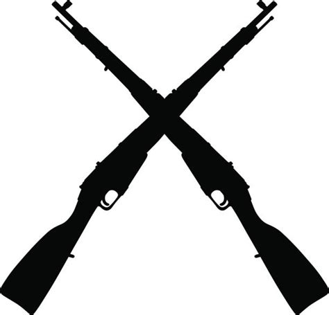 Crossed Rifles Clipart