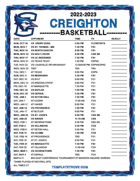 Creighton Basketball Record 2024 - Alfy Louisa