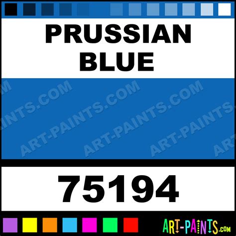 Prussian Blue Artist Acrylic Paints - 75194 - Prussian Blue Paint, Prussian Blue Color ...