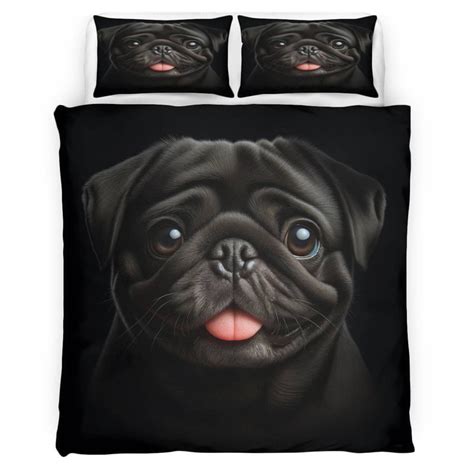 Black Pug New Style Bedding Set - our gift shop