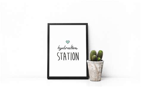 Hydration Station Wedding Drinks Table Sign, Birthday Party Decoration, Hen Party Sign - Etsy