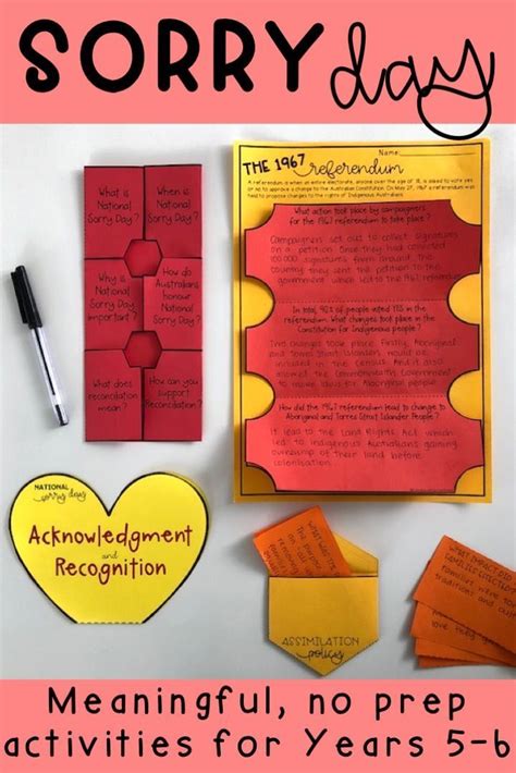 National Sorry Day | Reconciliation Week Activity Pack Years 5 & 6 ...