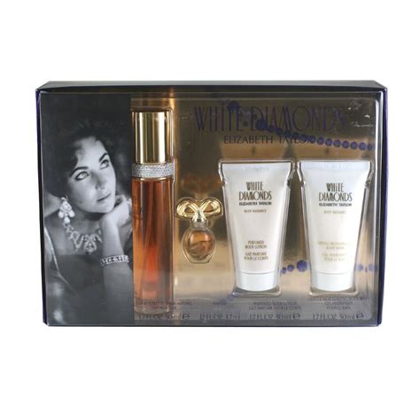 Elizabeth Taylor White Diamonds Women's Perfume Gift Set, 4pc - Walmart.com