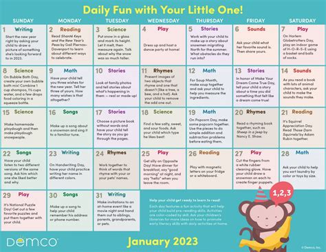 Early Literacy Activities — January 2023: Activities, Books, and More!