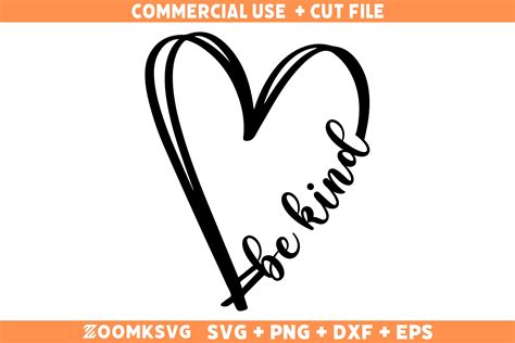 Be Kind Heart Svg Be Kind Svg for Cricut Kindness Svg Bee - Etsy