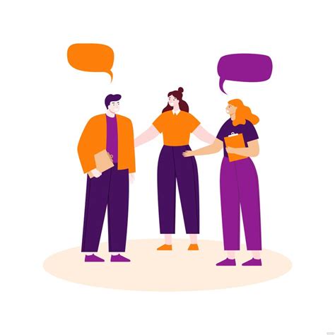 fFree People Talking Vector in Illustrator, SVG, JPG, EPS, PNG - Download | Template.net