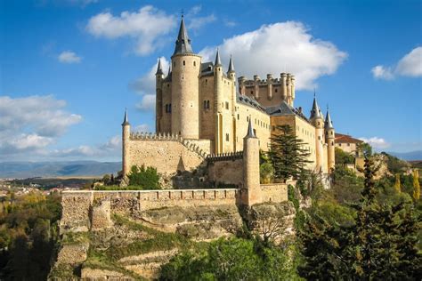 L'Alcazar de Ségovie, en Espagne