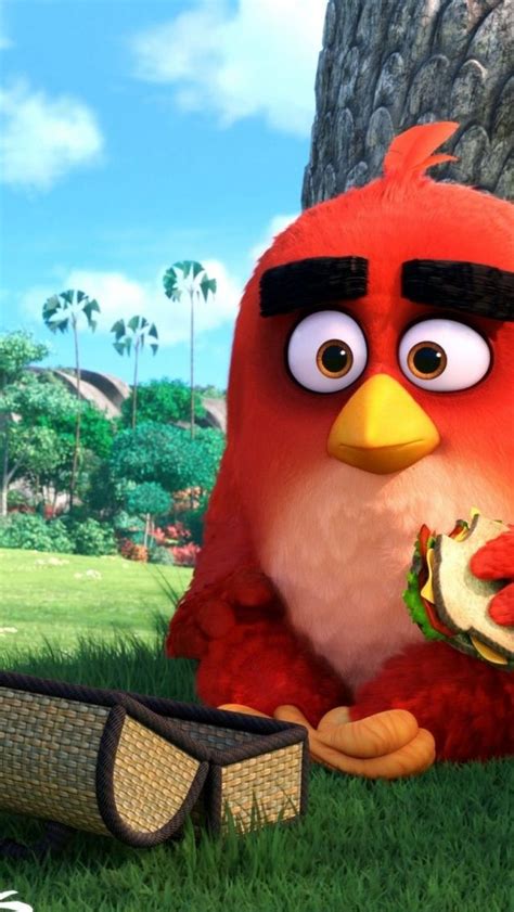 Download Wallpapers Red Angry Birds 2016 4K Movies Screens Wallpaper - GetWalls.io | Angry bird ...