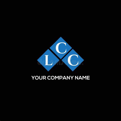 LCC Letter Logo Design on BLACK Background. LCC Creative Initials Letter Logo Concept Stock ...