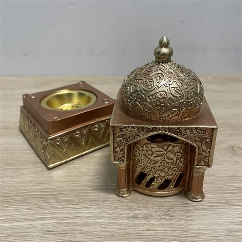 Masjid Bukhoor Burner – Gold | IBC Shopping