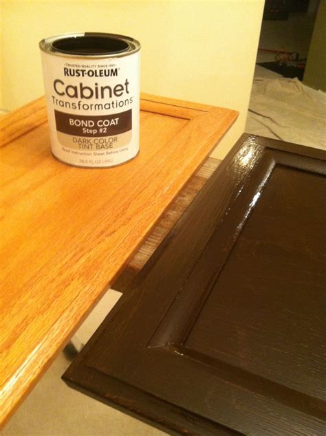 Rustoleum Cabinet Refinishing Kit. This is a magic solution! We had no issues with it and it ...