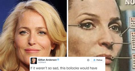 Gillian Anderson Responds to Plastic Surgery Rumors - ATTN: